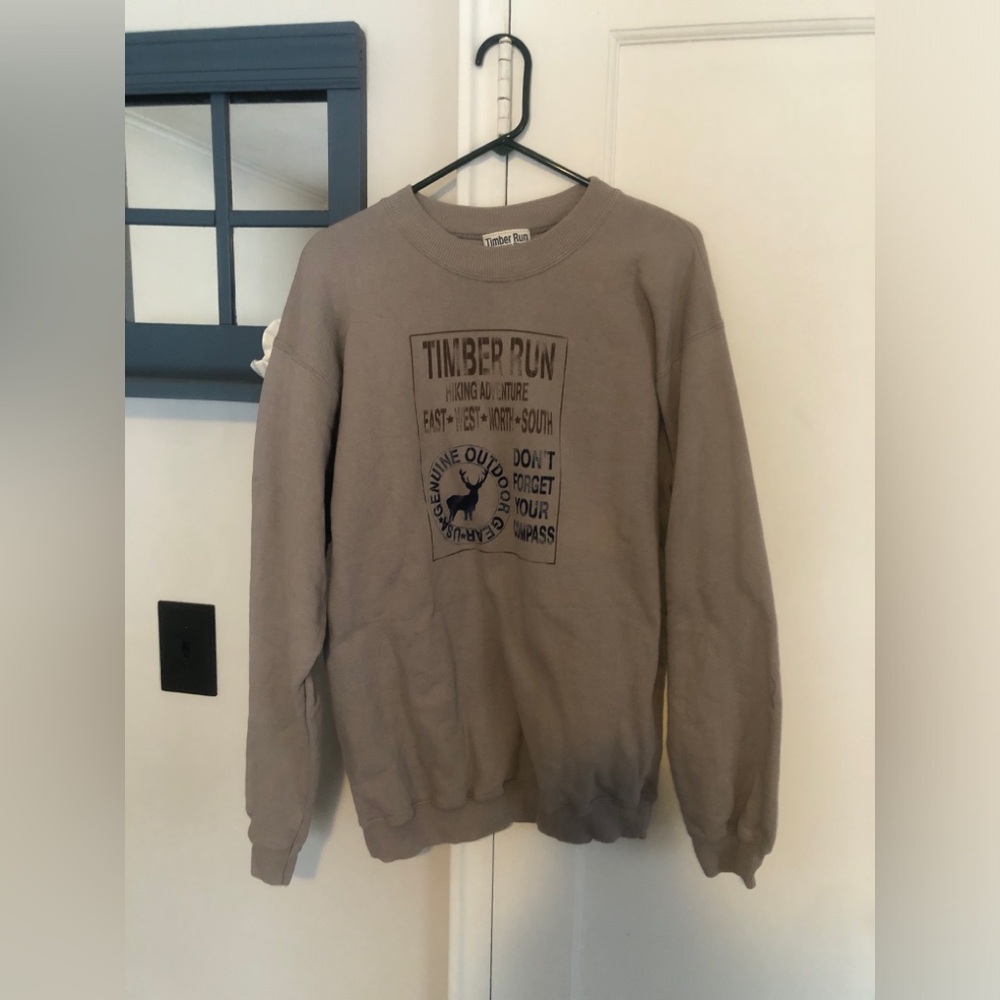 Men's Crewneck Sweatshirt- taupe